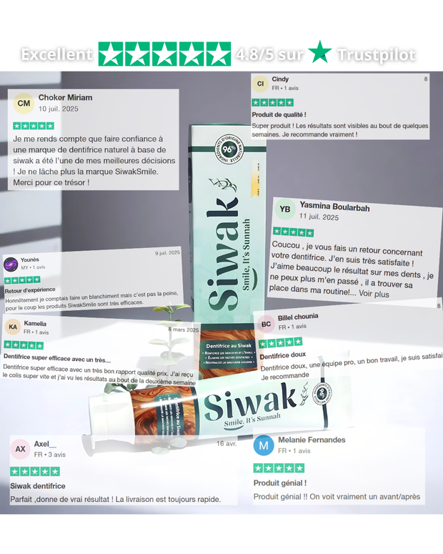 Dentifrice SiwakSmile 2.0 + BrushTimer